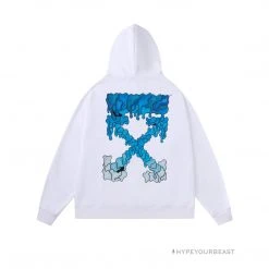 HypeYourBeast Off White Hoodie Royal - White 17 HypeYourBeast Off White Hoodie Royal - White