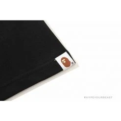 Hypeyourbeast Clothes BAPE Camouflage Three-Color Question Mark Tee Shirt 'BLACK'