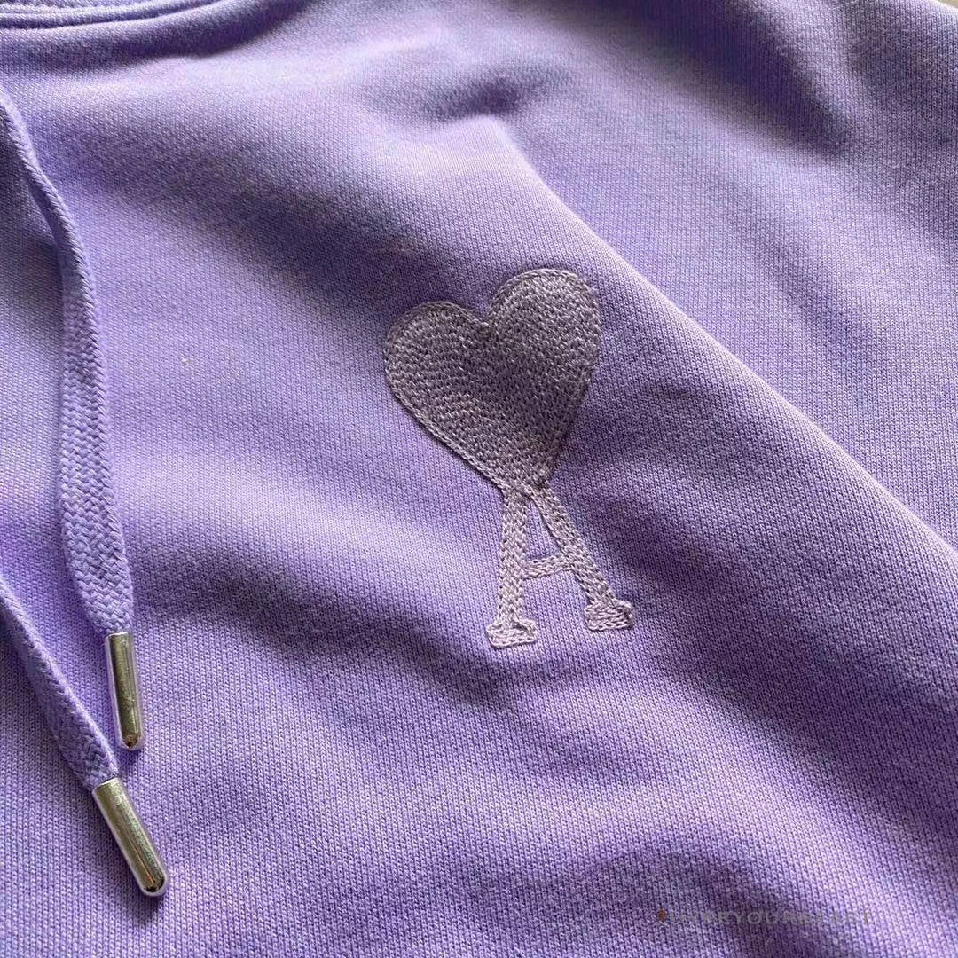 Hypeyourbeast AMI Hoodie Purple Hoodies & Jackets 2 Hypeyourbeast AMI Hoodie Purple Hoodies & Jackets