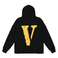HypeYourBeast Hoodies & Jackets Vlone Yellow And Black Friends Hoodie