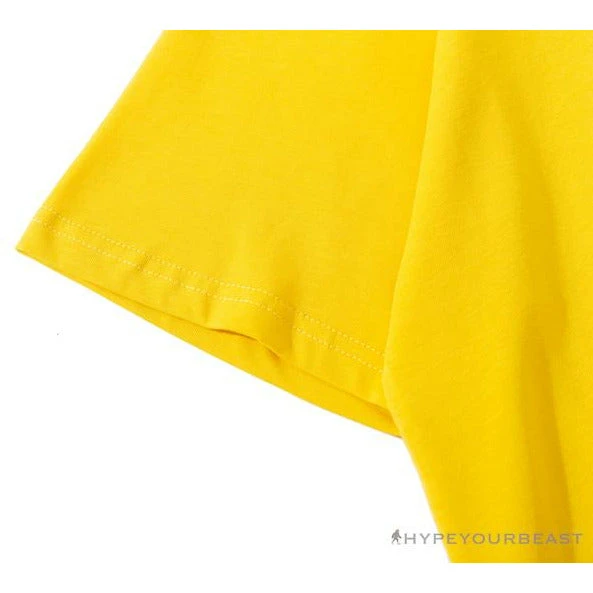 Hypeyourbeast BAPE KIDS Small Net Pocket Ape Man Head Tee Shirt 'YELLOW' Clothes 5 Hypeyourbeast BAPE KIDS Small Net Pocket Ape Man Head Tee Shirt 'YELLOW' Clothes