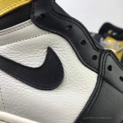 HypeYourBeast Air Jordan 1 High Yellow Toe Black White