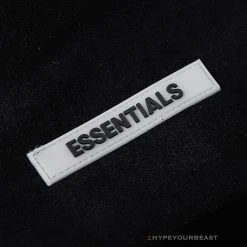 HypeYourBeast FOG Hoodie Reflective ‘ESSENTIALS’ Black Hoodies & Jackets