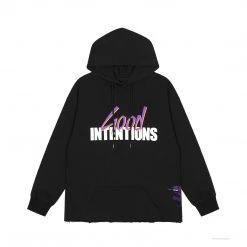 HypeYourBeast Vlone Hoodie Black Good Intention