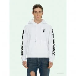 HypeYourBeast Off White Hoodie White BC Hoodies & Jackets