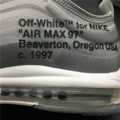 Hypeyourbeast Off White X Nike Air Max 97 Light Grey Black White
