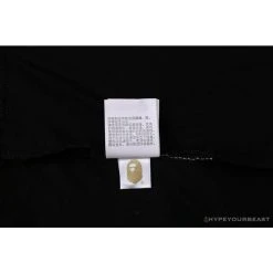 Hypeyourbeast Clothes BAPE Baby Shark Blue Shark Tee Shirt 'BLACK'