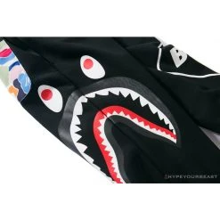 Hypeyourbeast Clothes BAPE X FCRB Joint Color Pocket Shark Pants