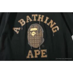 Hypeyourbeast BAPE Valentine's Day Chocolate Ape Head Tee Shirt 'BLACK'