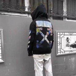 HypeYourBeast Hoodies & Jackets Off White Hoodie Vincent Van Gogh Black