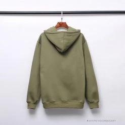 Hypeyourbeast BAPE X Bathing Ape Head Hoodie 'ARMY GREEN'
