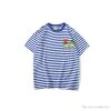 Hypeyourbeast Clothes BAPE Baby Milo Sesame Street Striped Tee Shirt 'BLUE'