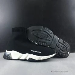 Hypeyourbeast Balenciaga BCG Sock Sneakers Clear Sole - Black