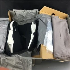 Hypeyourbeast Balenciaga BCG Sock Sneakers Clear Sole - Black