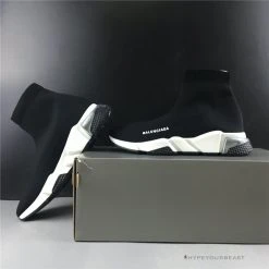 Hypeyourbeast Balenciaga BCG Sock Sneakers Clear Sole - Black