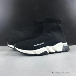 Hypeyourbeast Balenciaga BCG Sock Sneakers Clear Sole - Black