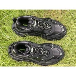 Hypeyourbeast BCG Triple S Allover Logo - Black Fluo Yellow