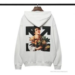 HypeYourBeast Off White Hoodie White Fruits