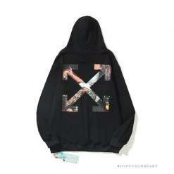 HypeYourBeast Off White Hoodie Skull Black