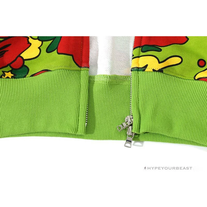 Hypeyourbeast BAPE Shark Head STA Star Camouflage Hoodie 'GREEN' 11 Hypeyourbeast BAPE Shark Head STA Star Camouflage Hoodie 'GREEN'