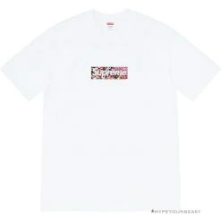 Hypeyourbeast Supreme Red Flash Box Logo Tee Shirt T-Shirts