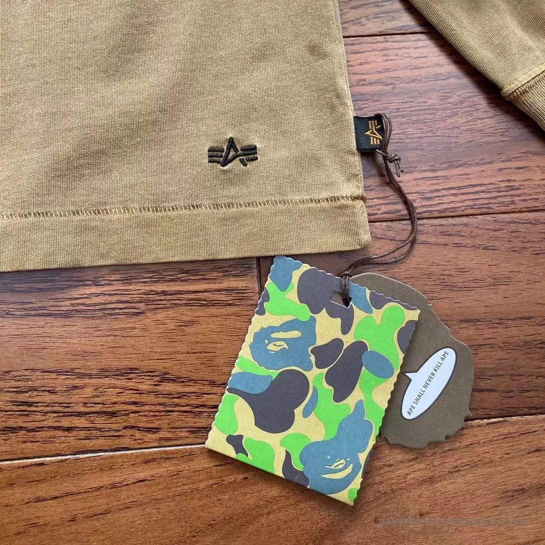 HypeYourBeast Bape Long Sleeve Tee Shirt Brown 13 HypeYourBeast Bape Long Sleeve Tee Shirt Brown