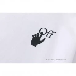 HypeYourBeast Off-White Hoodie Hallow White Hoodies & Jackets