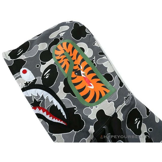 Hypeyourbeast BAPE Shark Head STA Star Camouflage Hoodie 'BLACK' 6 Hypeyourbeast BAPE Shark Head STA Star Camouflage Hoodie 'BLACK'
