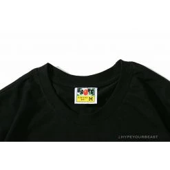 Hypeyourbeast Clothes BAPE Green Ape Head Blue Storm Tee Shirt 'BLACK'
