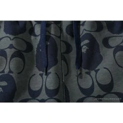 Hypeyourbeast BAPE X COACH Co-Branded Dark-Blue Shorts Clothes 21 Hypeyourbeast BAPE X COACH Co-Branded Dark-Blue Shorts Clothes