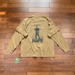 HypeYourBeast Bape Long Sleeve Tee Shirt Brown 19 HypeYourBeast Bape Long Sleeve Tee Shirt Brown