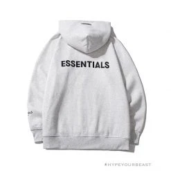 HypeYourBeast FOG Hoodie "ESSENTIALS' Gray Hoodies & Jackets