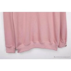 Hypeyourbeast BAPE Behind The Great Ape-Man Head Long Sleeve Shirt 'PINK' Clothes