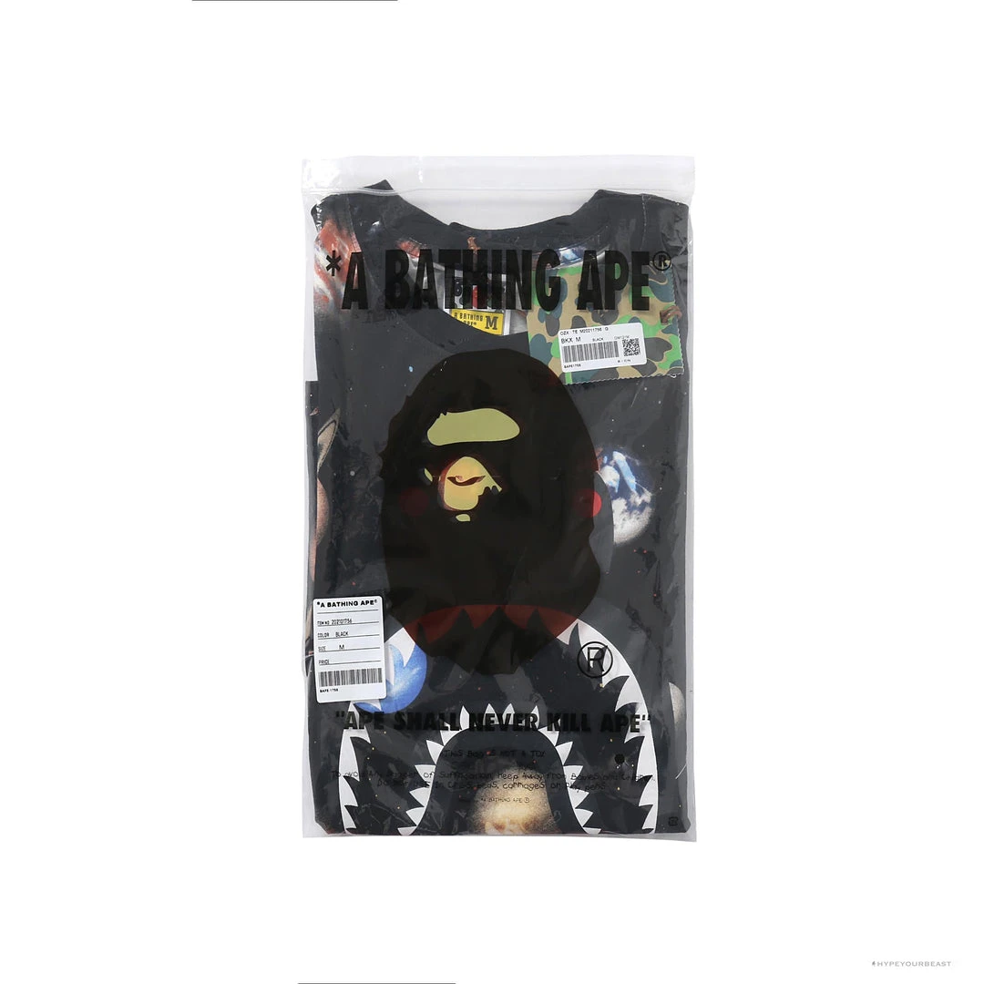 Hypeyourbeast BAPE Shark Head Planet Tee Shirt Clothes 13 Hypeyourbeast BAPE Shark Head Planet Tee Shirt Clothes