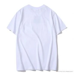 Hypeyourbeast BAPE Classic Basic Ape Man Head English LOGO Tee Shirt 'WHITE'