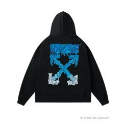 HypeYourBeast Off White Hoodie Royal - Black