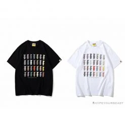 Hypeyourbeast Clothes BAPE Violent Bear Collaboration 28th Anniversary Camouflage Tee Shirt 'WHITE'