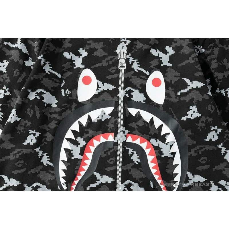 Hypeyourbeast BAPE Digital Pixel Camouflage Tee Shirt 'BLACK' Clothes 4 Hypeyourbeast BAPE Digital Pixel Camouflage Tee Shirt 'BLACK' Clothes