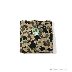 Hypeyourbeast BAPE Shark Head STA Star Camouflage Hoodie 'YELLOW' Clothes