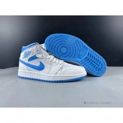 Hypeyourbeast Air Jordan 1 Mid Sail Light Blue