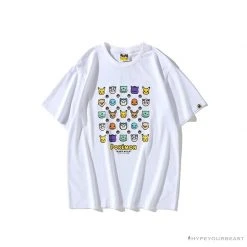 Hypeyourbeast BAPE Baby Milo Pokémon Tee Shirt 'WHITE'