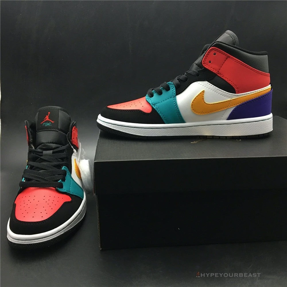 Hypeyourbeast Air Jordan 1 Mid SE WMNS 'Multi Patent' 13 Hypeyourbeast Air Jordan 1 Mid SE WMNS 'Multi Patent'
