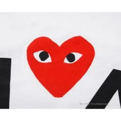 HypeYourBeast CDG PLAY Shirt 2205 White