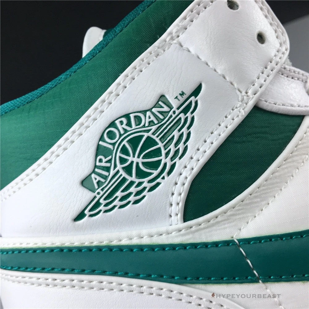 Hypeyourbeast Air Jordan 1 Mid White Mystic Green 15 Hypeyourbeast Air Jordan 1 Mid White Mystic Green