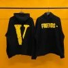 HypeYourBeast Hoodies & Jackets Vlone Yellow And Black Friends Hoodie