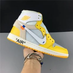 Hypeyourbeast Off-White X Air Jordan 1 High Canary Yellow