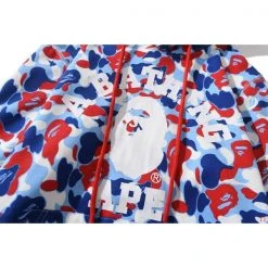 Hypeyourbeast Bape Hoodie Camo Blue Red