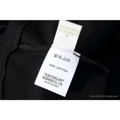 Hypeyourbeast BAPE Tiger Pattern Camouflage Ape Initials Tee Shirt 'BLACK' Clothes