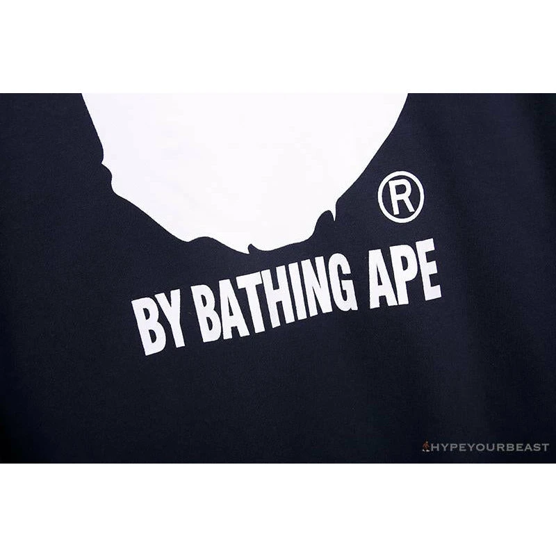Hypeyourbeast BAPE Behind The Great Ape-Man Head Long Sleeve Shirt 'DARK BLUE' 5 Hypeyourbeast BAPE Behind The Great Ape-Man Head Long Sleeve Shirt 'DARK BLUE'