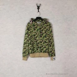 HypeYourBeast Bape Green Camouflage Hoodie